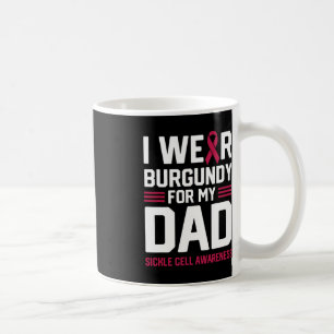 Mug Je porte la Bourgogne pour mon père Anémie faucill
