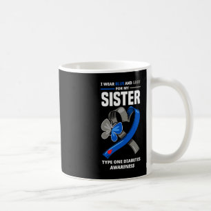Mug Je porte le bleu et le gris pour mon régime de typ