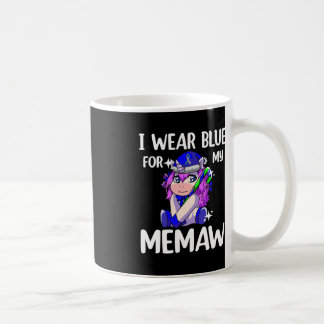 Mug Je porte le bleu pour mon souvenir Diabète sensibi