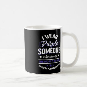 Mug Je Porte Le Bleu Pour Quelqu'Un Signifie L'Épileps