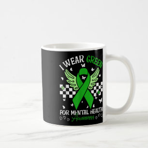 Mug Je Porte Le Papillon Vert Pour La Sensibilisation