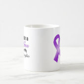Mug Je porte le pourpre pour ma fille (Centre)