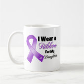 Mug Je porte le pourpre pour ma fille (Gauche)