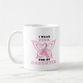 Mug Je porte le rose pour ma fille (Gauche)