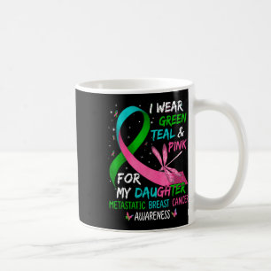 Mug Je Porte Le Rose Turquoise Vert Pour Ma Fille Meta