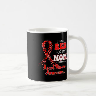 Mug Je Porte Le Rouge Pour Ma Mère Maladie Cardiaque S