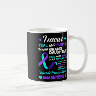 Mug Je Porte Le Suicide Turquoise Et Violet Pour Ma Gr