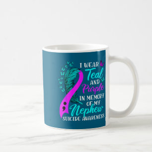 Mug Je Porte Le Turquoise Violet En Mémoire Du Suicide