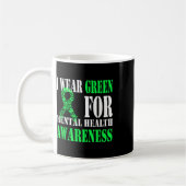 Mug Je Porte Le Vert Pour Les Chemises De Sensibilisat (Gauche)