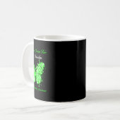 Mug Je Porte Le Vert Pour Mon Grand-Père Handicap Cerv (Devant gauche)