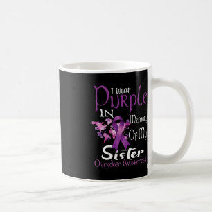 Mug Je Porte Le Violet En Mémoire De Ma Soeur À L'Époq