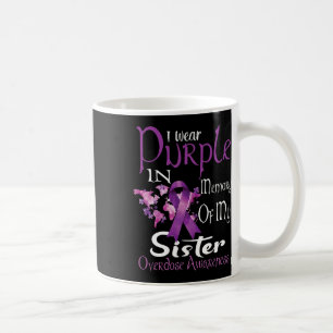 Mug Je Porte Le Violet En Mémoire De Ma Soeur À L'Époq
