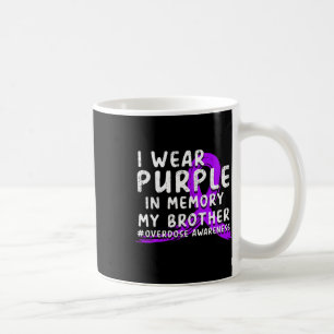 Mug Je Porte Le Violet En Mémoire De Mon Frère - Surdo