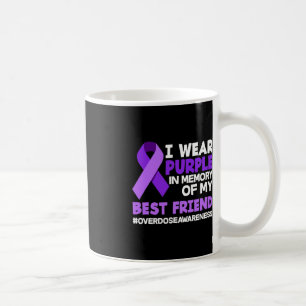 Mug Je Porte Le Violet En Mémoire De Mon Meilleur Ami 