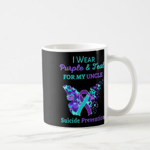 Mug Je Porte Le Violet Et Turquoise Pour Mon Oncle Sui
