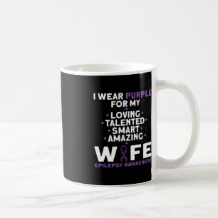 Mug Je Porte Le Violet Pour Ma Femme Sensibiliser À L'
