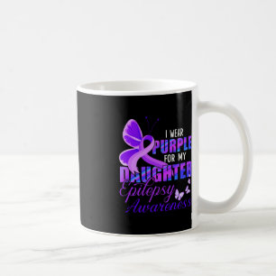 Mug Je porte le violet pour ma fille - Sensibilisation