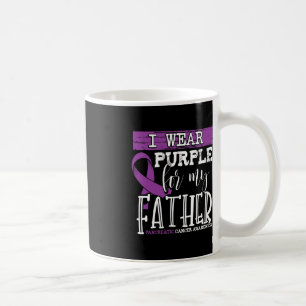 Mug Je porte le violet pour mon père Cancer Pancréatiq