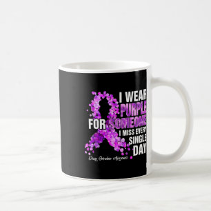 Mug Je Porte Le Violet Pour Quelqu'Un Qui Me Manque L'
