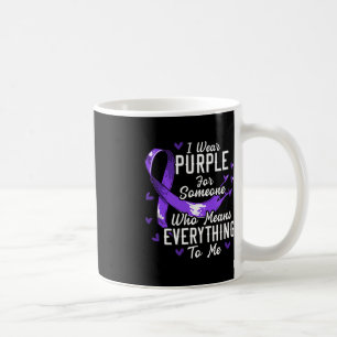 Mug Je Porte Le Violet Pour Quelqu'Un Qui Veut Tout Po