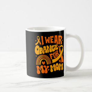 Mug Je porte orange pour la sensibilisation au cancer