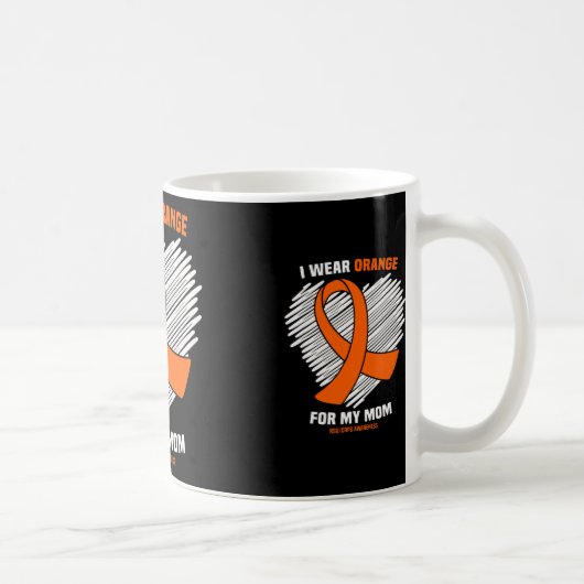 Mug Je Porte Orange Pour Ma Mère RSDCRPS Sensibilisati (Droite)