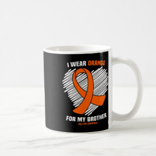 Mug Je Porte Orange Pour Mon Frère Rsdcrps Sensibilisa