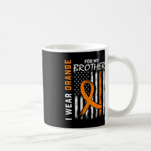 Mug Je Porte Orange Ribbon Brother Leukemia Sensibilis