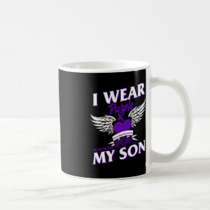 Mug Je Porte Purpleei En Mémoire De Mon Fils Surdose C