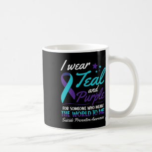 Mug Je Porte Suicide Turquoise Et Violet Sensibilisati