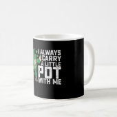 Mug Je porte toujours un petit pot avec moi St Patrick (Devant droit)