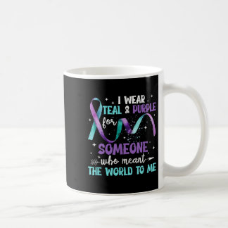 Mug Je Porte Turquoise & ; Purple Pour Quelqu'Un Qu