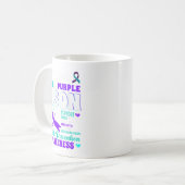 Mug Je Porte Turquoise & Violet Pour Mon Fils Suic (Devant gauche)