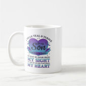 Mug Je Porte Turquoise & Violet Pour Mon Fils Suic (Gauche)