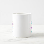 Mug Je Porte Turquoise &amp ; Violet Pour Quelqu'Un Qu (Centre)