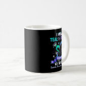 Mug Je Porte Turquoise Et Violet Pour Mon Frère Suicid (Devant droit)