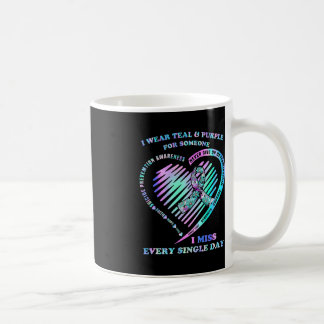 Mug Je Porte Turquoise Et Violet Pour Quelqu'Un Que Je