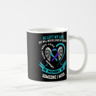 Mug Je Porte Turquoise Et Violet Pour Quelqu'Un Qui Me