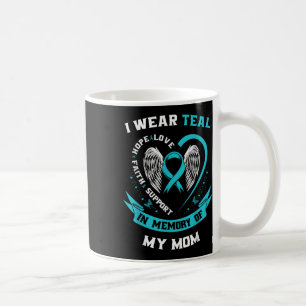 Mug Je Porte Un Turquoise Pour Mon Fa De Sensibilisati