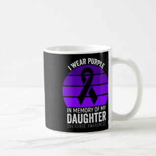 Mug Je Porte Violet Surdose Conscience Violet Ribbon D