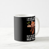Mug Je pourrais avoir l'air de vous écouter... Panda R (Devant droit)