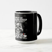 Mug Je Pourrais Être Le Mouton Noir De La Famille (Devant droit)