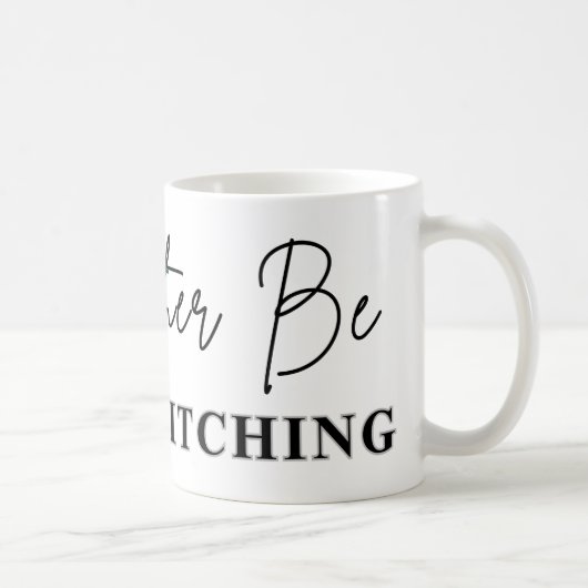 Mug Je préfère broder au point de croix - Brodeuse (Droite)