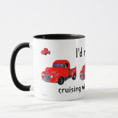 Mug Je préfère être ... camionnette (Gauche)