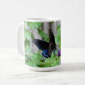 Mug Je préfère être Gardening ! Joli papillon (Devant gauche)