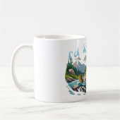 Mug Je préfère être Mountain Lake Bass Fishing (Gauche)