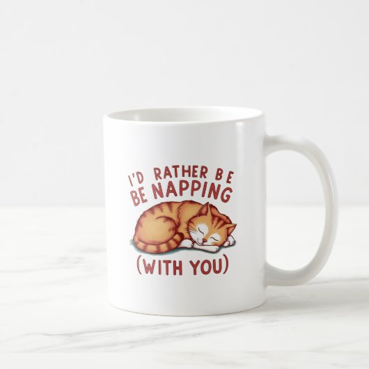 Mug Je préfère faire la sieste (avec vous) - Ginger Ca (Droite)