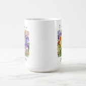 Mug Je préfère jardiner ! Joli floral (Centre)