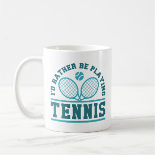 Mug Je préfère jouer au tennis