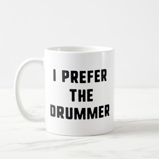 Mug Je Préfère Le Batteur (Gauche)